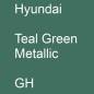 Preview: Hyundai, Teal Green Metallic, GH.